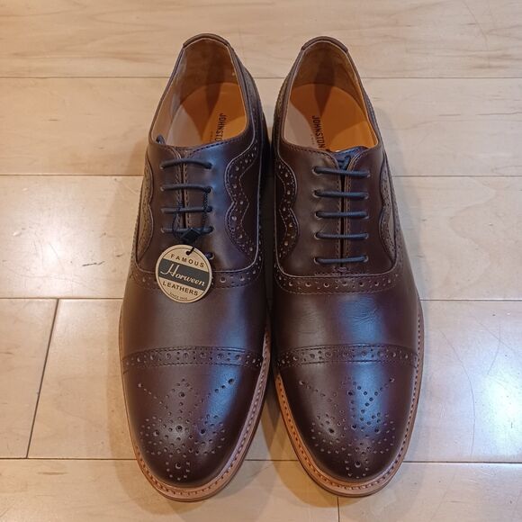 New Johnston & Murphy Conard 2.0 175th Anniversary Cap Toe Oxford Shoes Sz 11.5M - Picture 2 of 9